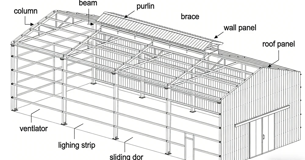 Prefabricated Steel Structure Warehouse