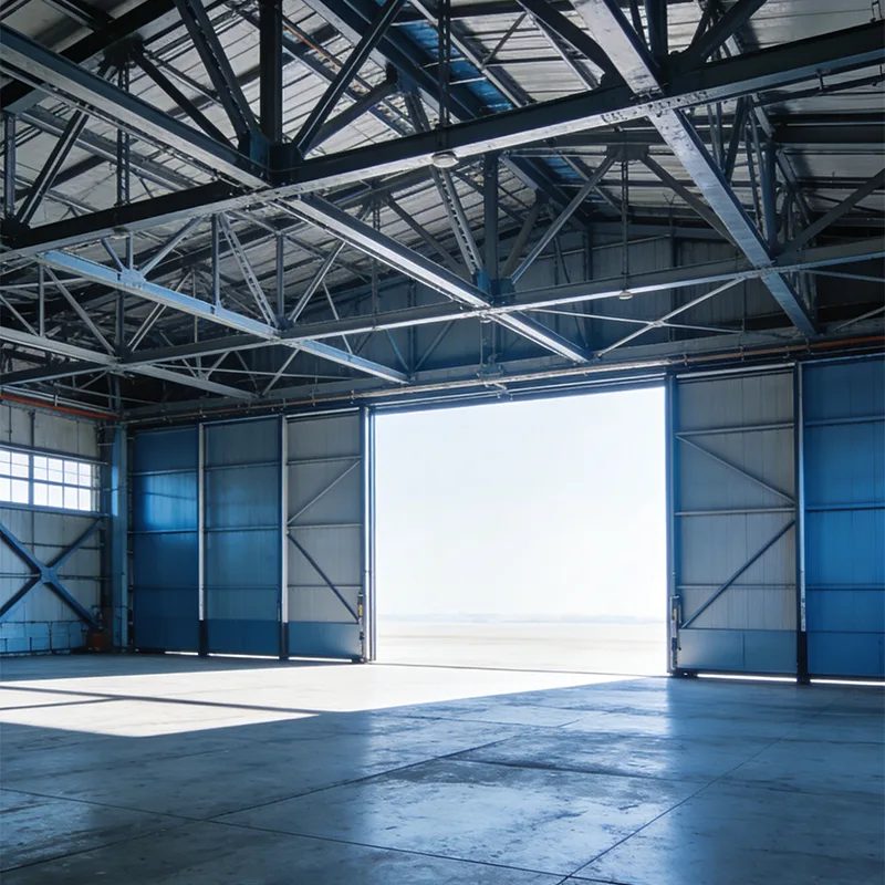 강철 구조물 항공기 행거