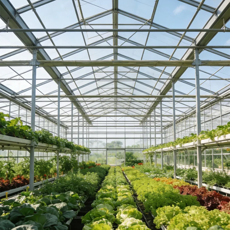 강철 구조물 야채 재배 창고